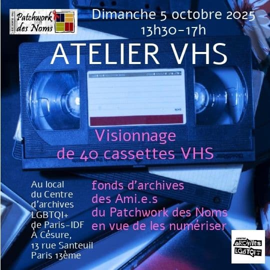 Visuel atelier VHS